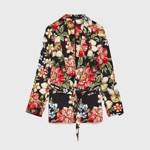 Zara Floral Blazer